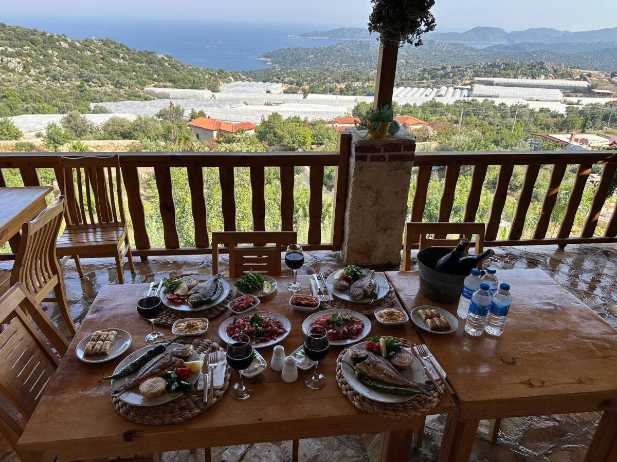 Istlada Tas Ev Apart - Kekova View Kapakli ภายนอก รูปภาพ