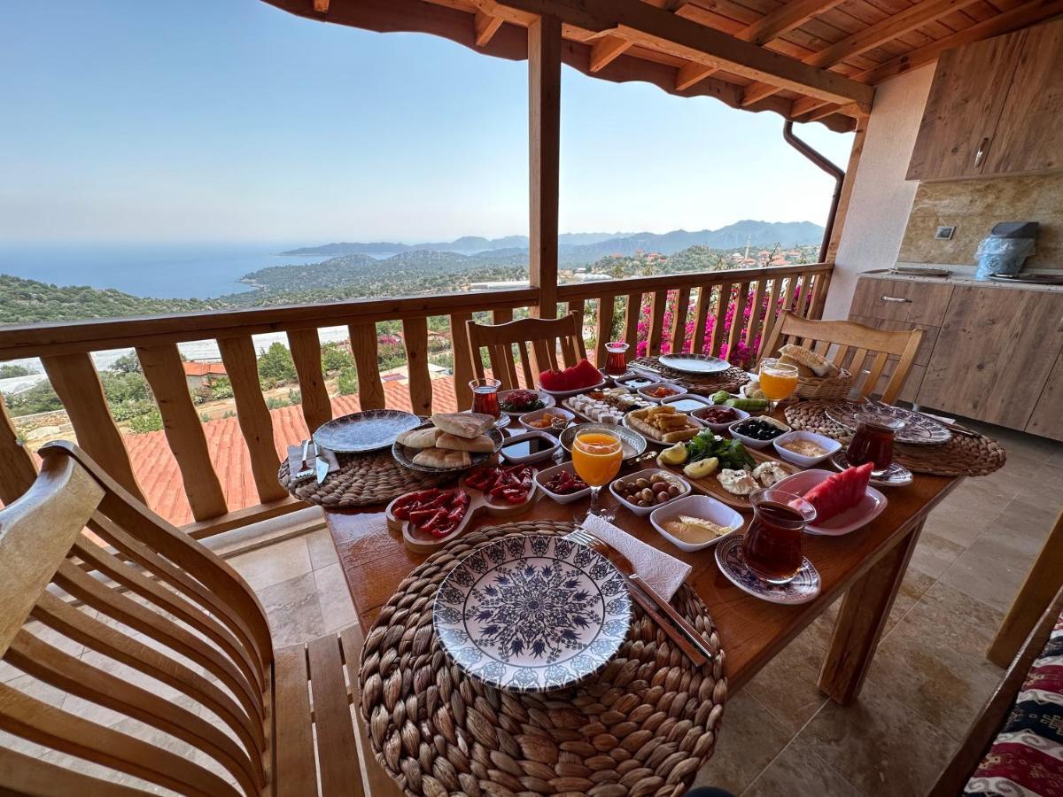 Istlada Tas Ev Apart - Kekova View Kapakli ภายนอก รูปภาพ